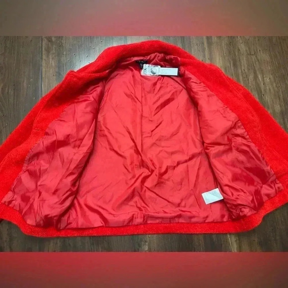 Tribal Jacket Poppy Red Boutique Brand Classic Preppy Lined Button Closure NWT - Picture 13 of 16